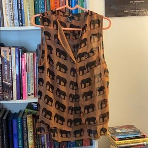 🔥3 FOR $10🔥 Sheer elephant tunic 🐘
